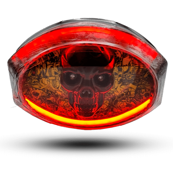 Back Light Skull CG125