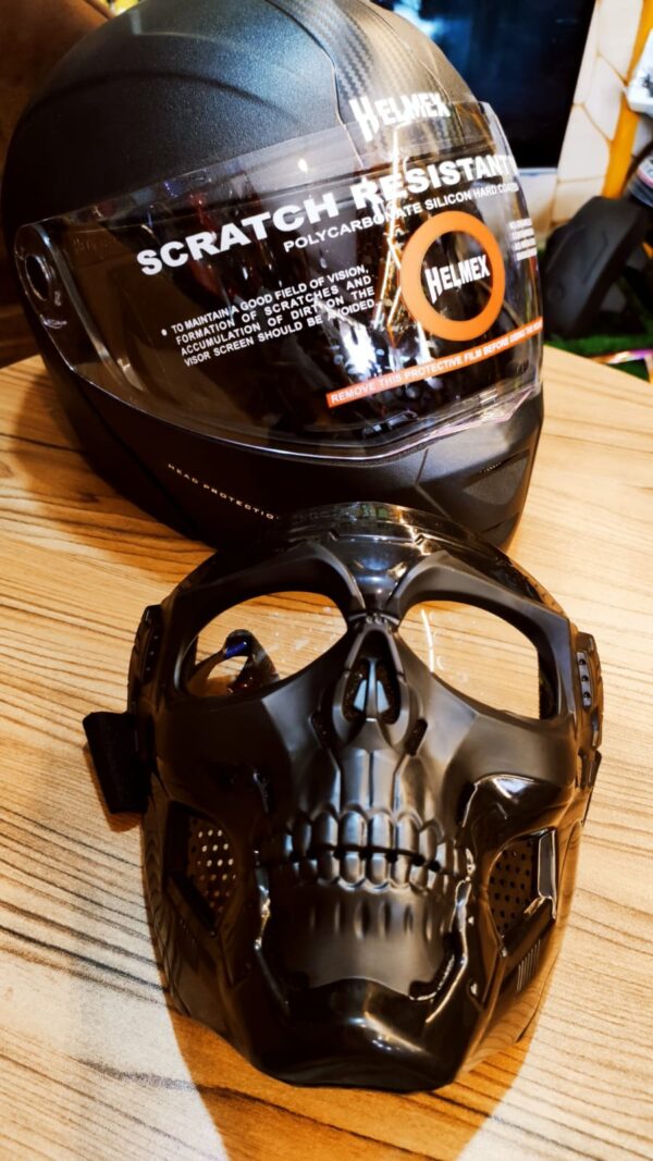 Helmex Helmet + Skull Mask Deal