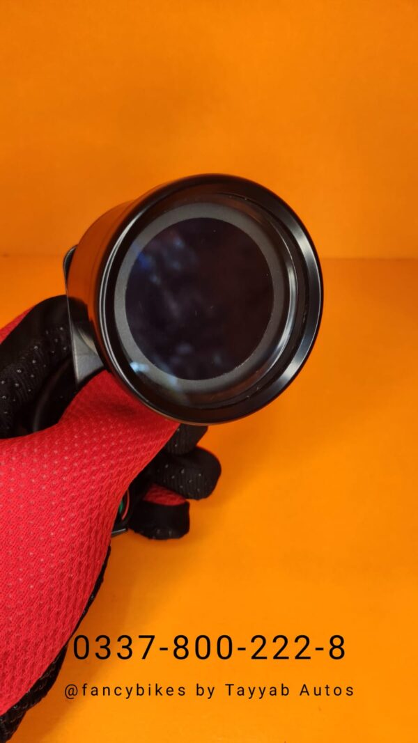 Digital round LCD meter