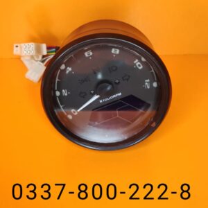 Digital+analog round meter
