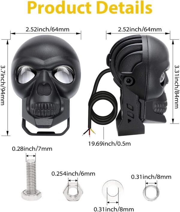 LED Skull METAL - Image 6
