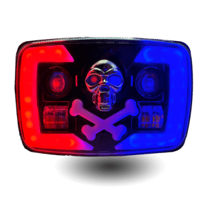 LED PANEL SKULL X BONES