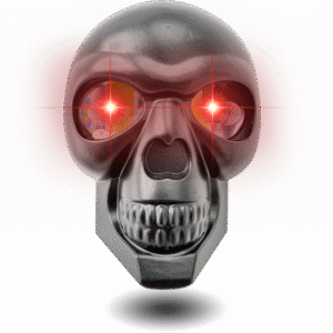 LED Skull METAL
