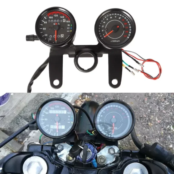 Meter Double LED Black - Image 5