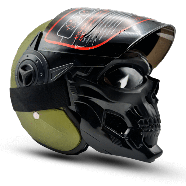Helmet Half Face Skull